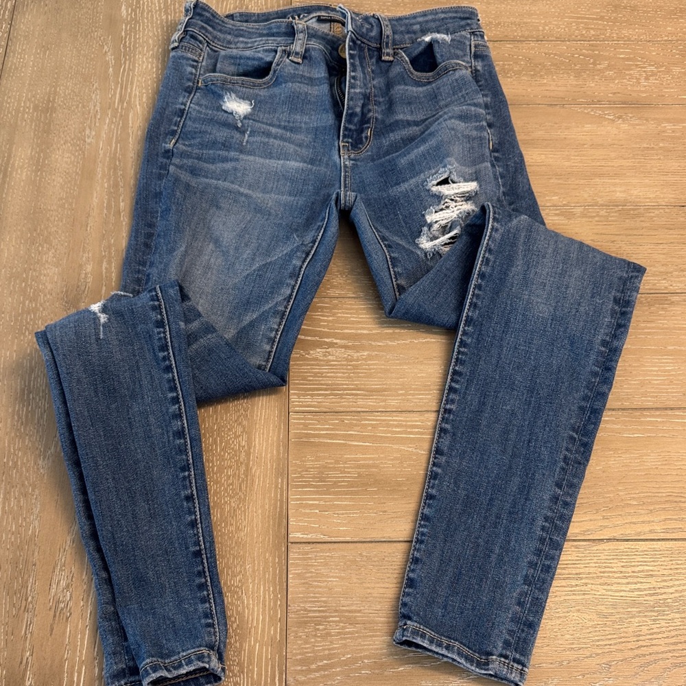 American Eagle Outfitters Blue Skinny Jeans